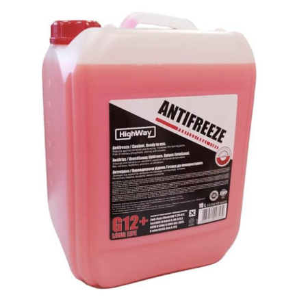 Антифриз HighWay ANTIFREEZE-40 LONG LIFE G12+ (червоний) 10л